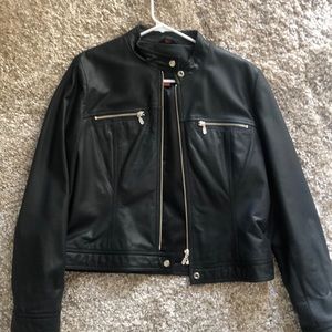 Daniel black leather jacket